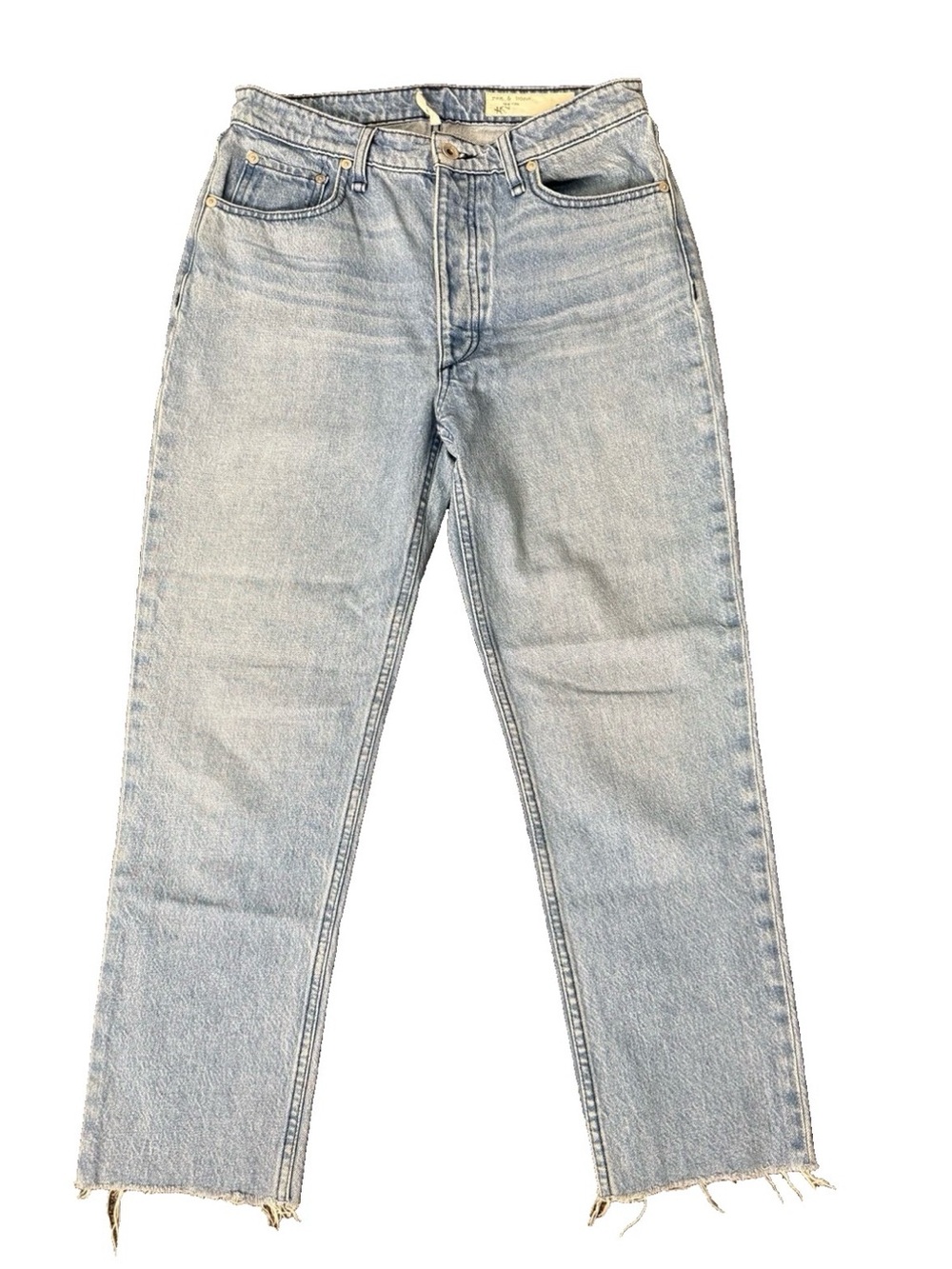 Rag & Bone Nina High-Rise Ankle Straight Poppy Jeans Size 29X26